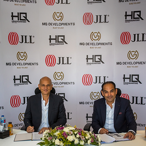 مجموعة «MG DEVELOPMENTS» توقع اتفاقية مع «جيه إل إل» لتقديم خدمات التأجير وإدارة الأصول لمشروع «HQ»