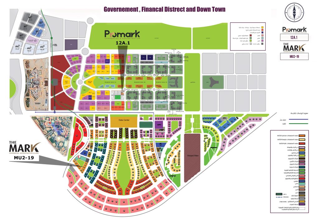 Financial district map